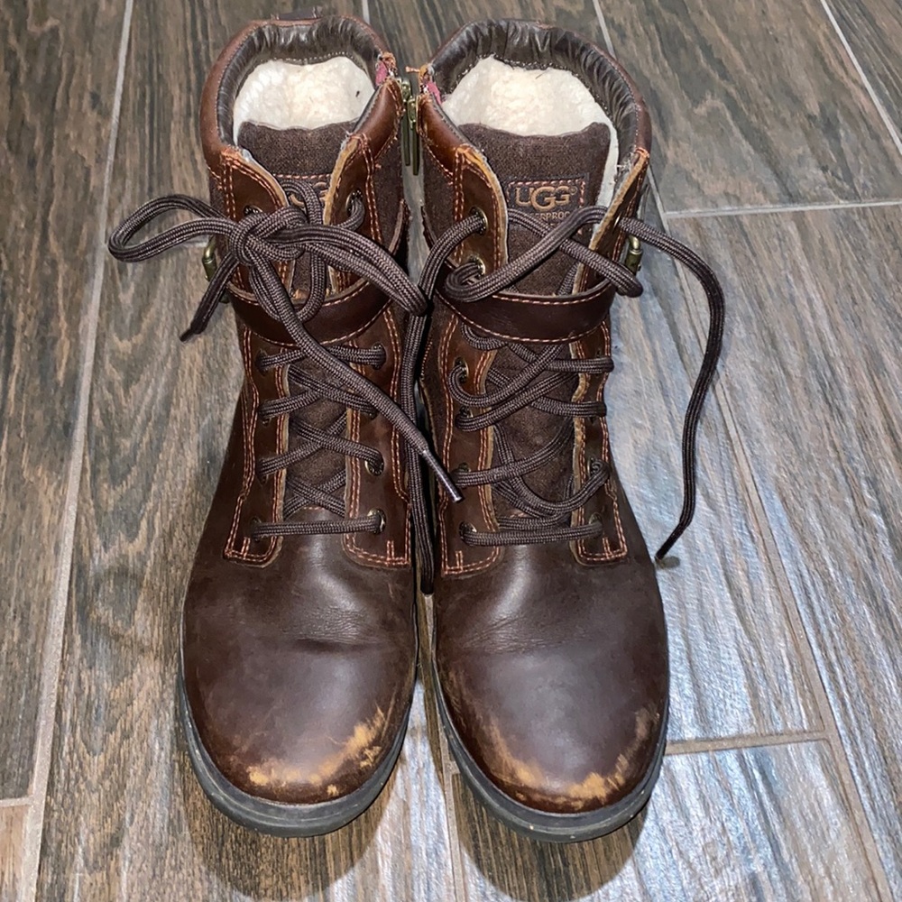 Ugg Kesey waterproof lace up boots